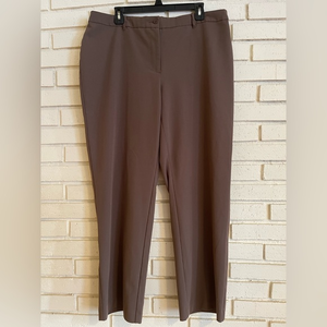 Chicos sz 3 Brown/Gray Chino Pants‎
